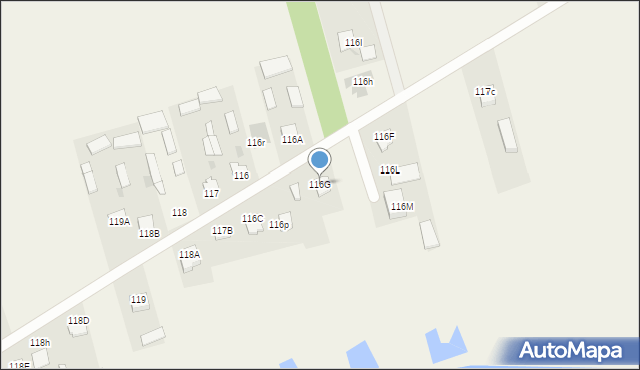 Gołaszyn, Gołaszyn, 116G, mapa Gołaszyn