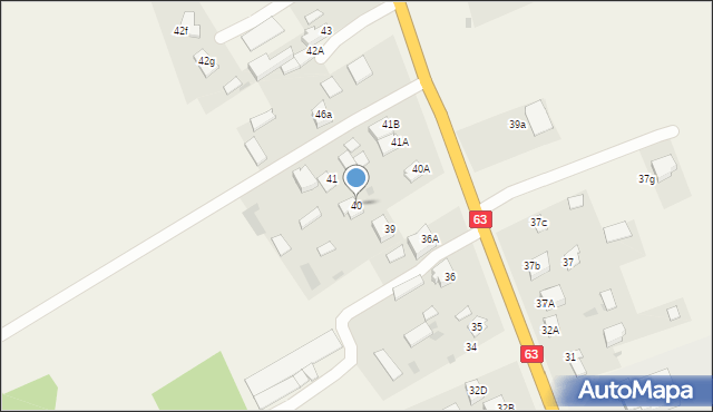 Gołaszyn, Gołaszyn, 40, mapa Gołaszyn