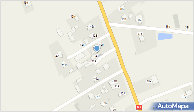 Gołaszyn, Gołaszyn, 43, mapa Gołaszyn