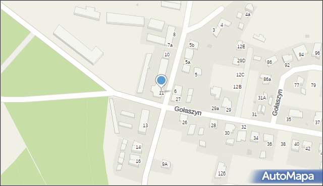 Gołaszyn, Gołaszyn, 11/4, mapa Gołaszyn