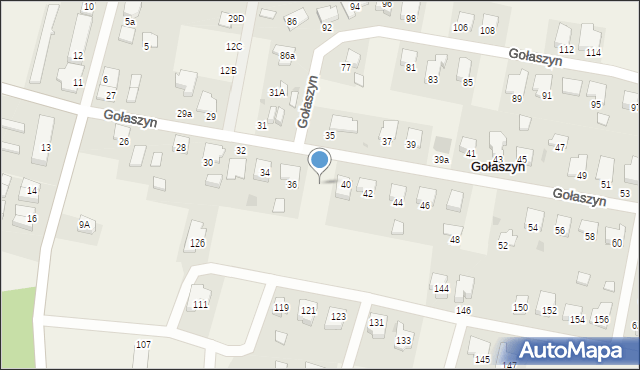 Gołaszyn, Gołaszyn, 38, mapa Gołaszyn