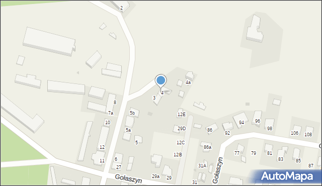 Gołaszyn, Gołaszyn, 4, mapa Gołaszyn