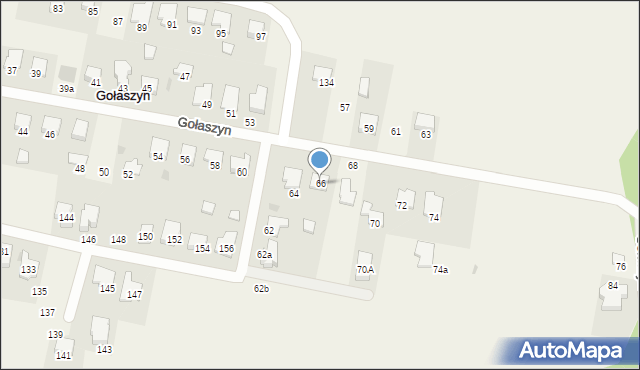 Gołaszyn, Gołaszyn, 66, mapa Gołaszyn