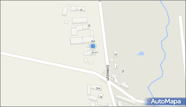 Gołaszyn, Gołaszyn, 27, mapa Gołaszyn