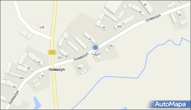 Gołaszyn, Gołaszyn, 55A, mapa Gołaszyn