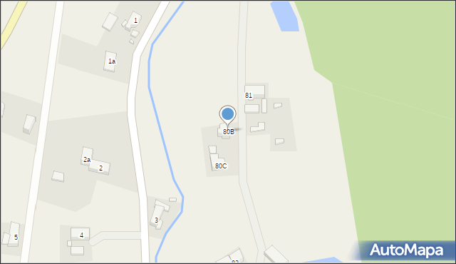 Gołaszyn, Gołaszyn, 80B, mapa Gołaszyn