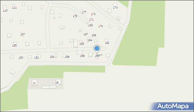 Goławice Pierwsze, Goławice Pierwsze, 160, mapa Goławice Pierwsze