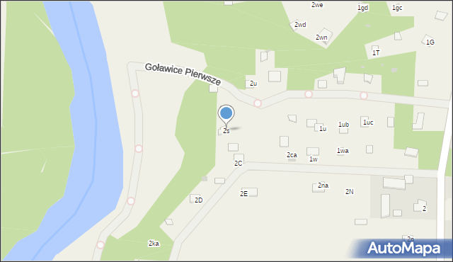 Goławice Pierwsze, Goławice Pierwsze, 2s, mapa Goławice Pierwsze