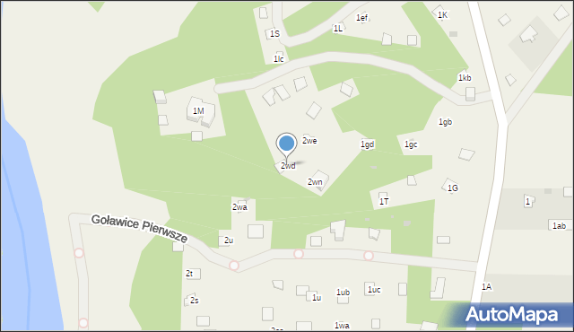 Goławice Pierwsze, Goławice Pierwsze, 2wd, mapa Goławice Pierwsze