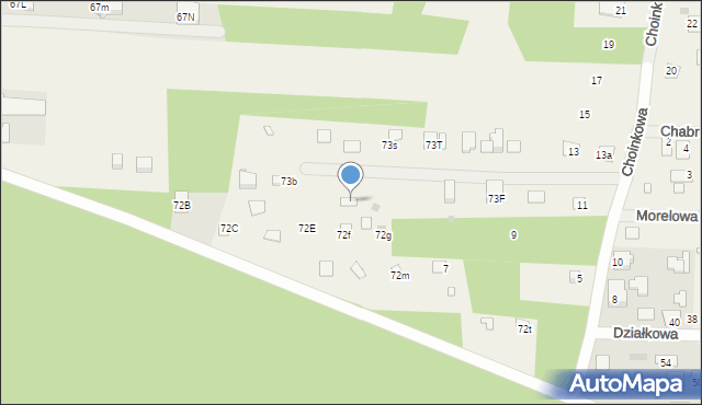 Goławice Pierwsze, Goławice Pierwsze, 73c, mapa Goławice Pierwsze