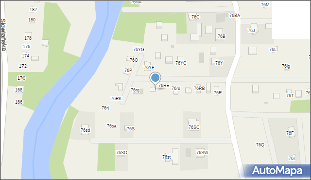 Goławice Pierwsze, Goławice Pierwsze, 76RF, mapa Goławice Pierwsze