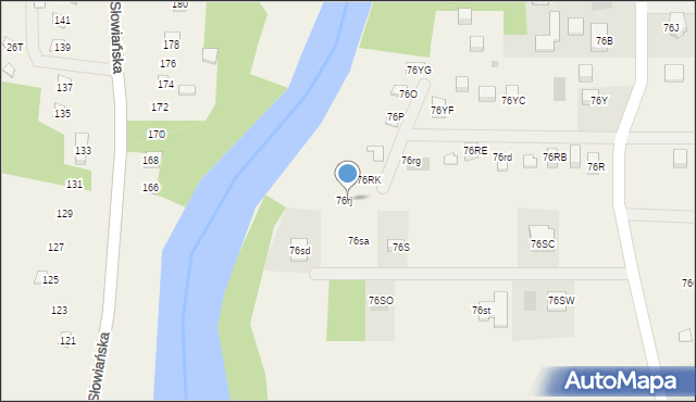 Goławice Pierwsze, Goławice Pierwsze, 76rj, mapa Goławice Pierwsze