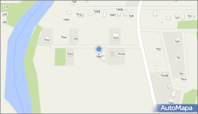 Goławice Pierwsze, Goławice Pierwsze, 76st, mapa Goławice Pierwsze