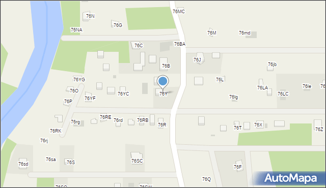 Goławice Pierwsze, Goławice Pierwsze, 76Y, mapa Goławice Pierwsze