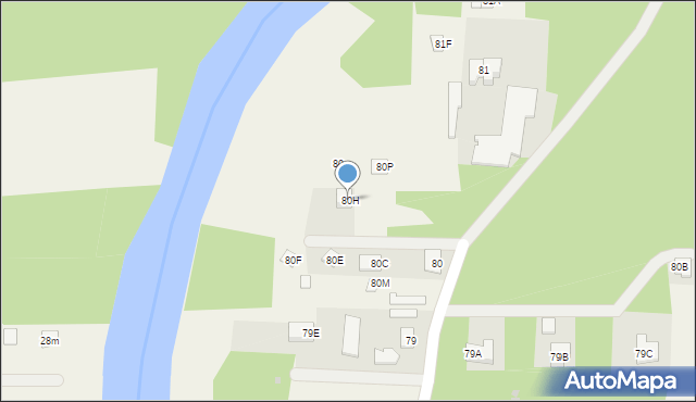 Goławice Pierwsze, Goławice Pierwsze, 80H, mapa Goławice Pierwsze