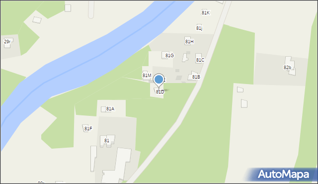 Goławice Pierwsze, Goławice Pierwsze, 81D, mapa Goławice Pierwsze