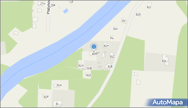 Goławice Pierwsze, Goławice Pierwsze, 81G, mapa Goławice Pierwsze