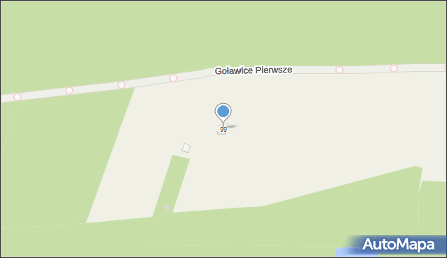 Goławice Pierwsze, Goławice Pierwsze, 99, mapa Goławice Pierwsze