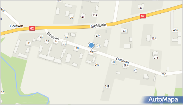 Goławin, Goławin, 29, mapa Goławin