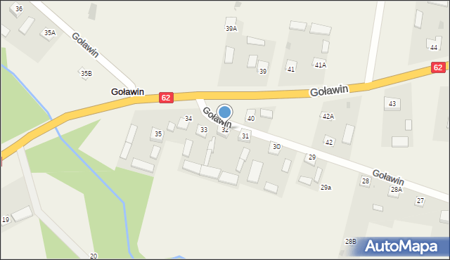 Goławin, Goławin, 32, mapa Goławin