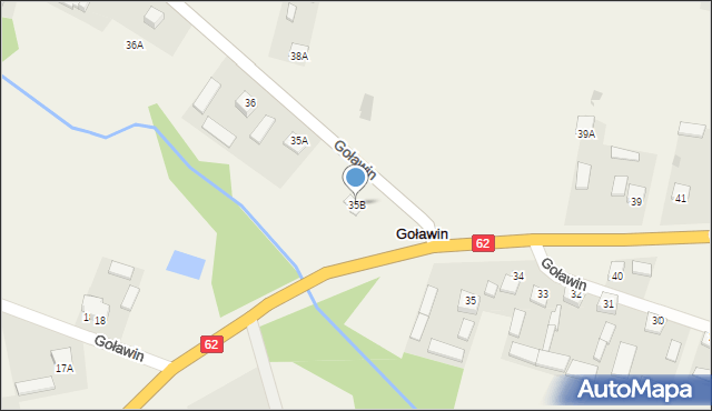 Goławin, Goławin, 35B, mapa Goławin