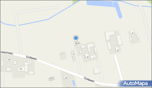 Goławin, Goławin, 5, mapa Goławin