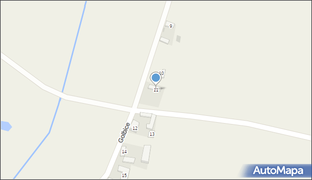 Golbice, Golbice, 11, mapa Golbice