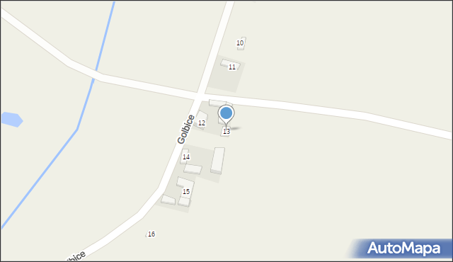 Golbice, Golbice, 13, mapa Golbice