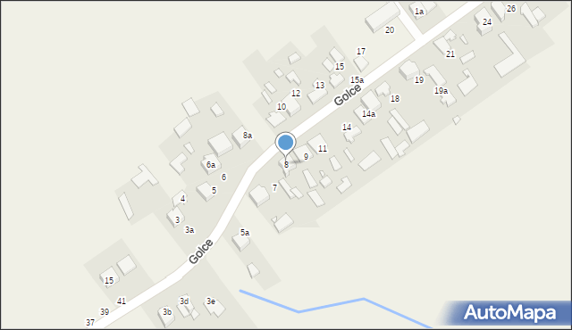 Golce, Golce, 8, mapa Golce