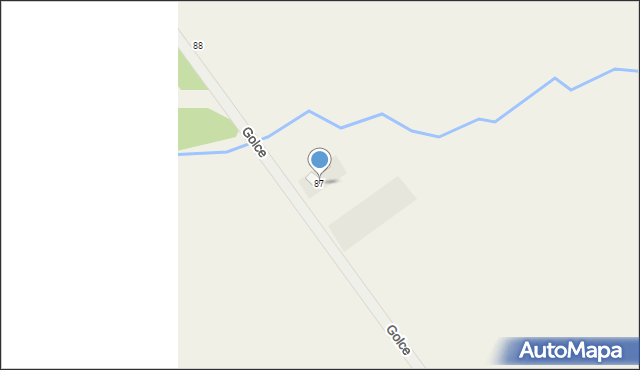 Golce, Golce, 87, mapa Golce