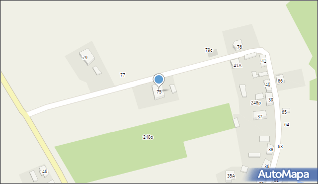 Golce, Golce, 75, mapa Golce