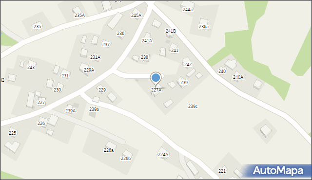 Golcowa, Golcowa, 227A, mapa Golcowa