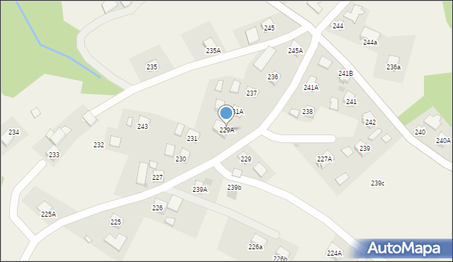 Golcowa, Golcowa, 229A, mapa Golcowa