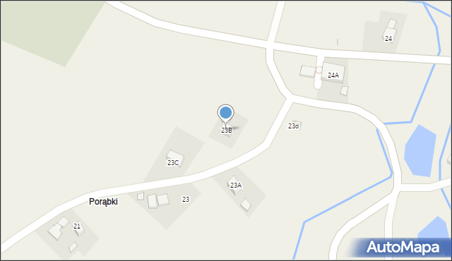Golcowa, Golcowa, 23B, mapa Golcowa