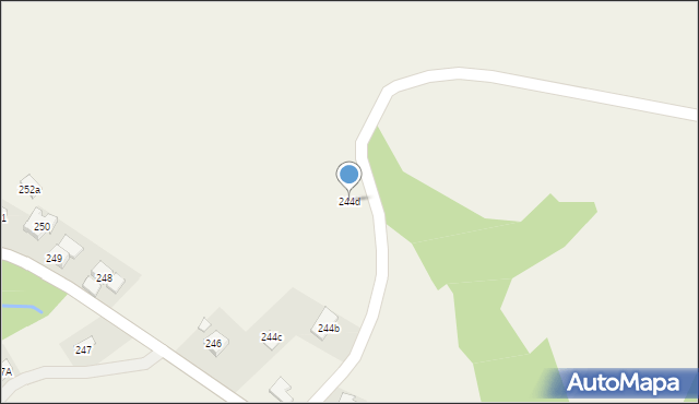 Golcowa, Golcowa, 244d, mapa Golcowa