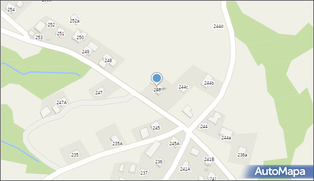 Golcowa, Golcowa, 246, mapa Golcowa