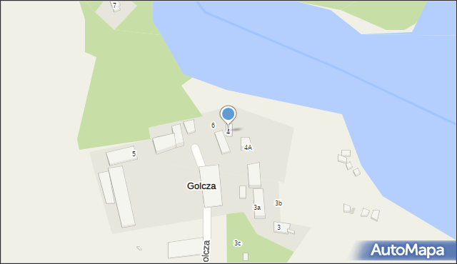 Golcza, Golcza, 4, mapa Golcza