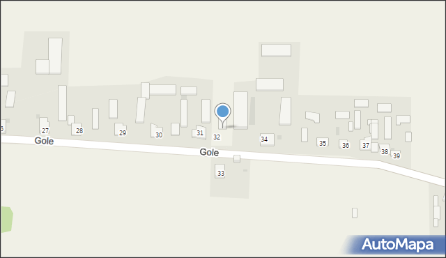 Gole, Gole, 31a, mapa Gole