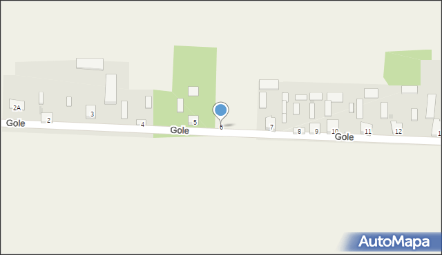 Gole, Gole, 6, mapa Gole
