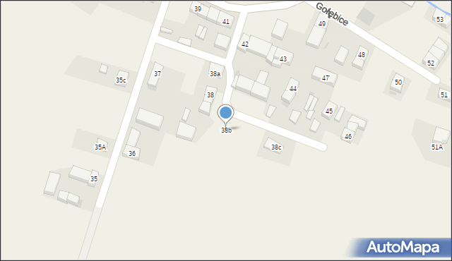 Gołębice, Gołębice, 38b, mapa Gołębice