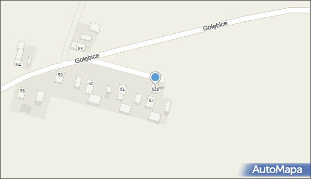 Gołębice, Gołębice, 62a, mapa Gołębice