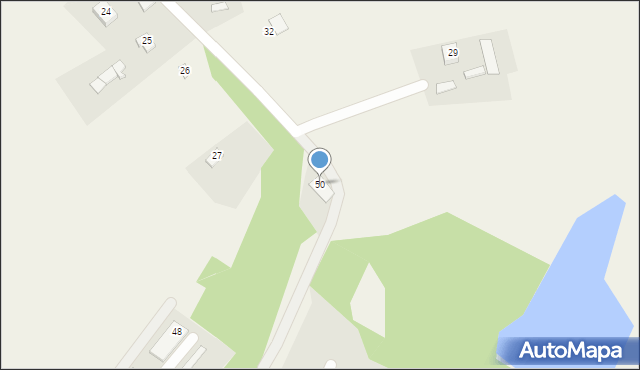 Gołębie, Gołębie, 50, mapa Gołębie