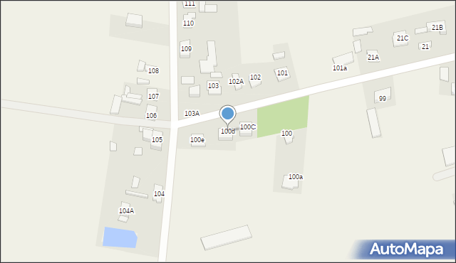 Gołębiew Nowy, Gołębiew Nowy, 100d, mapa Gołębiew Nowy