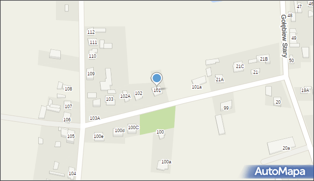 Gołębiew Nowy, Gołębiew Nowy, 101, mapa Gołębiew Nowy