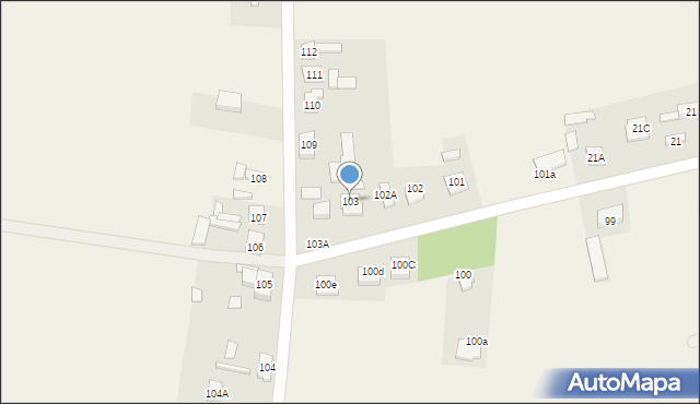 Gołębiew Nowy, Gołębiew Nowy, 103, mapa Gołębiew Nowy