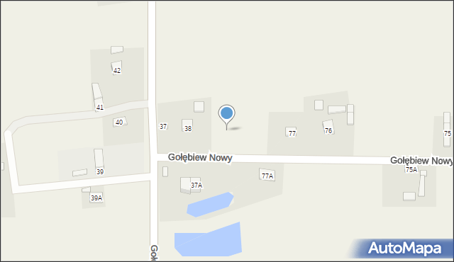 Gołębiew Nowy, Gołębiew Nowy, 38a, mapa Gołębiew Nowy
