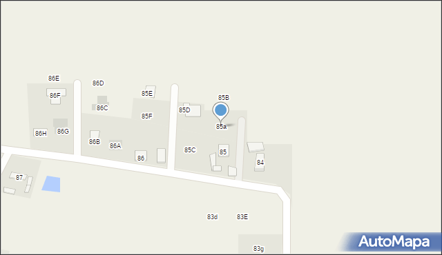 Gołębiew Nowy, Gołębiew Nowy, 85a, mapa Gołębiew Nowy