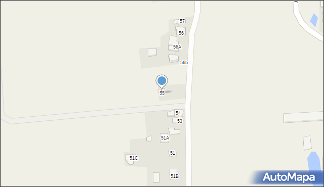 Gołębiew Stary, Gołębiew Stary, 55, mapa Gołębiew Stary