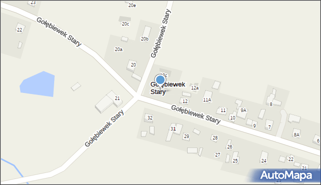 Gołębiewek Nowy, Gołębiewek Nowy, 12b, mapa Gołębiewek Nowy