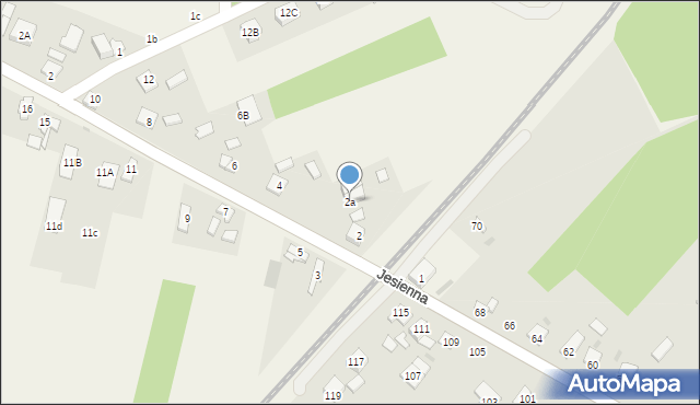 Gołębiewek Stary, Gołębiewek Stary, 2a, mapa Gołębiewek Stary